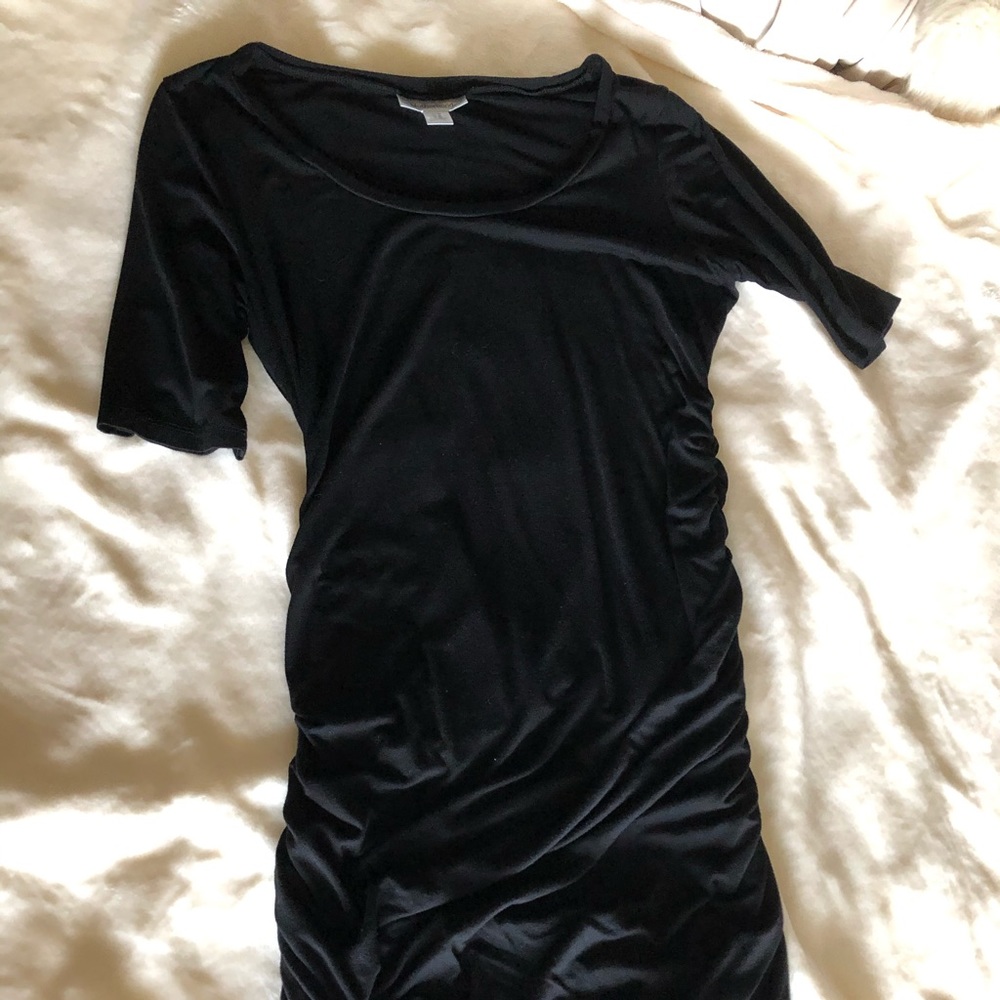 Black maternity dress, medium